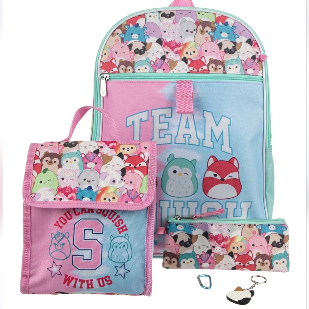Bioworld Squishmallows 5 Piece Backpack Set - Picture 6 of 13